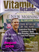 Aug 2009 Prostate article Vitamin Retailer 